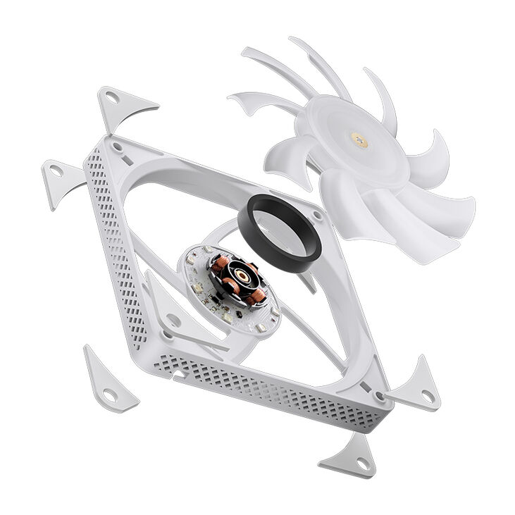 Ventilador CPU Jonsbo HX6200D Blanco - 120mm (LGA 1700) image number 13