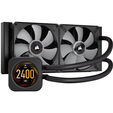 ** B Grade ** Refrigeraci&oacute;n L&iacute;quida CPU Corsair iCUE H100i Elite LCD Display 240mm image number null
