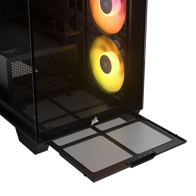 Torre Micro-ATX Corsair 2800X RS-R ARGB Negro Cristal Templado image number 10