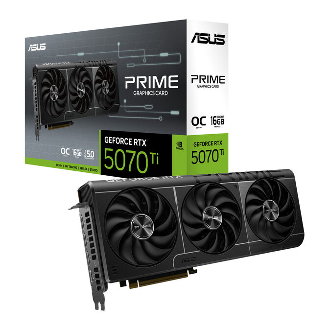 Tarjeta Gr&aacute;fica Asus GeForce&reg; RTX 5070 Ti Prime OC 16GB GDDR7 DLSS4 image number 0