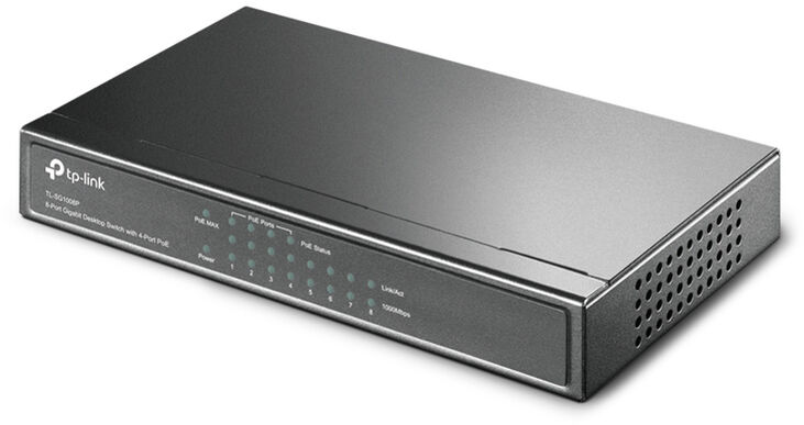 Switch TP-Link TL-SG1008P 8 Portas Gigabit c/ 4 Portas PoE image number 2