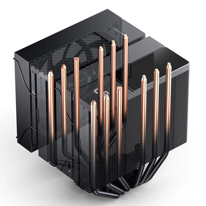 Ventilador CPU Jonsbo CC90 Dual Tower con Display Negro - 2x 130mm image number 7