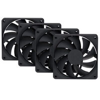 Ventilador Hyte FA12 PWM Negro Pack 4 - 120mm