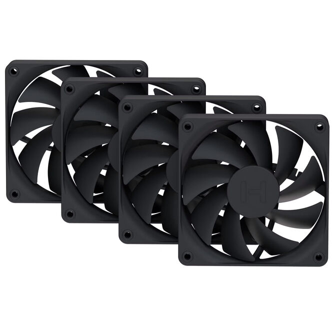 Ventilador Hyte FA12 PWM Negro Pack 4 - 120mm image number 0