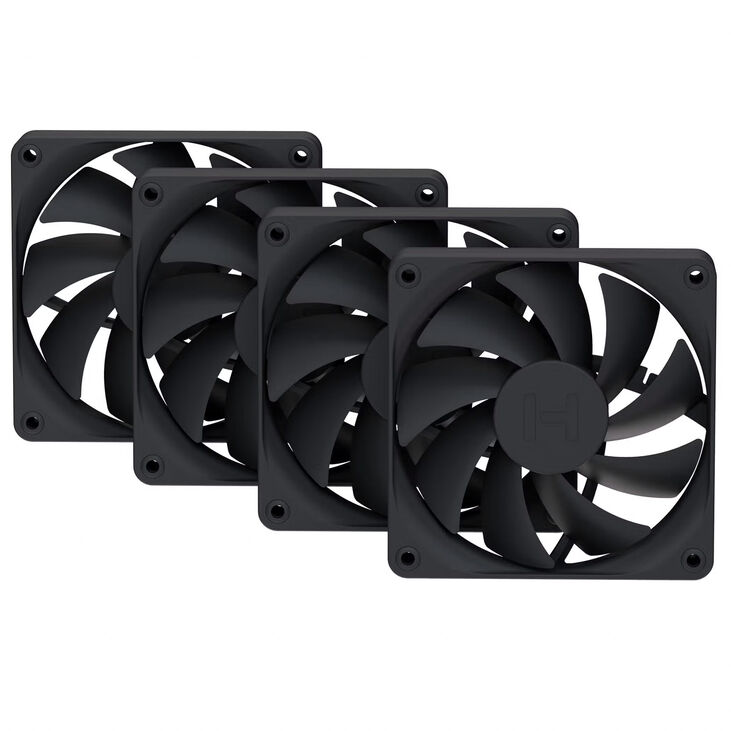 Ventilador Hyte FA12 PWM Negro Pack 4 - 120mm image number 0