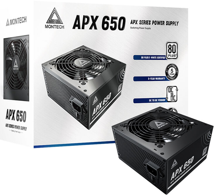 Fuente Montech APX650 650W 80 PLUS image number 4