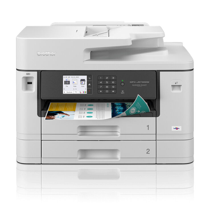 Impresora Multifunción de Inyección de Tinta Brother MFC-J5740DW A3 WiFi image number 0