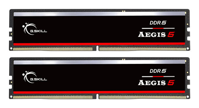 G.Skill Kit 64GB (2 x 32GB) DDR5 6000MHz Aegis 5 CL36 Black - F5-6000J3636F32GX2-IS image number 0
