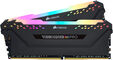 Corsair Kit 16GB (2 x 8GB) DDR4 3600MHz Vengeance Pro RGB Black CL18 (rev2) image number null