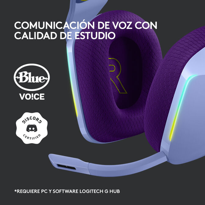Auriculares Logitech G733 RGB Lightspeed Wireless Lila image number 8