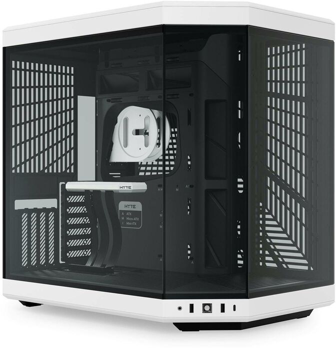 Caja ATX Hyte Y70 Vidrio Templado Negro/Blanco image number 0