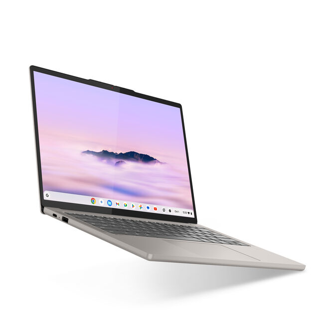 Lenovo Chrome 14M9610 MediaTek Port&aacute;til 35,6 cm (14") Pantalla t&aacute;ctil WUXGA 16 GB LPDDR5x-SDRAM 256 GB UFS Wi-Fi 7 (802.11be) ChromeOS Portugu&eacute;s Gris image number 6