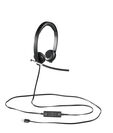 Auriculares Logitech H650e Stereo USB Negro image number null