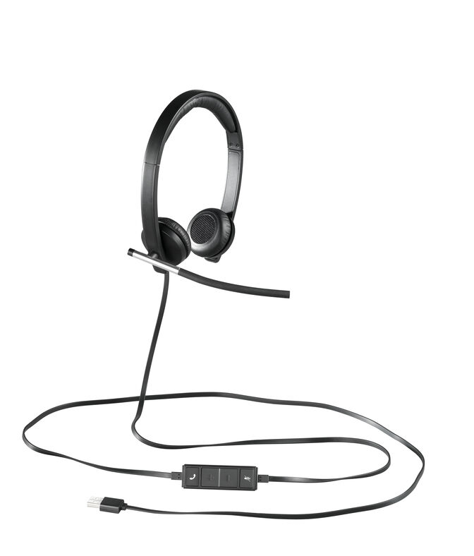 Auriculares Logitech H650e Stereo USB Negro image number 1