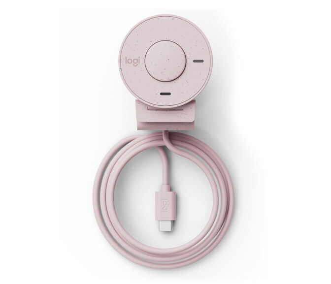 Webcam Logitech Brio 300 Full HD 1080p USB Type-C Rosa image number 0