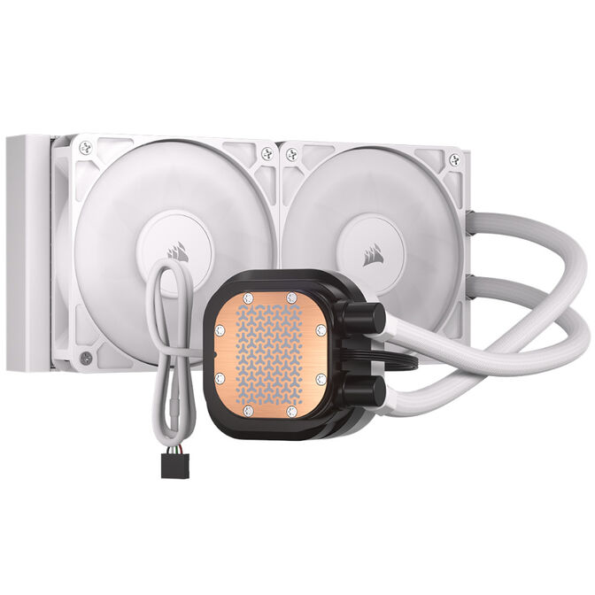 Refrigeraci&oacute;n L&iacute;quida CPU Corsair NAUTILUS RS LCD 240mm Blanco image number 2