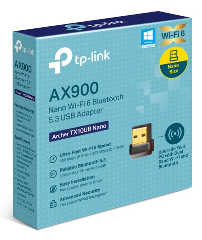 Adaptador de Rede USB TP-Link Archer TX10UB Wi-Fi AX1800 image number 4