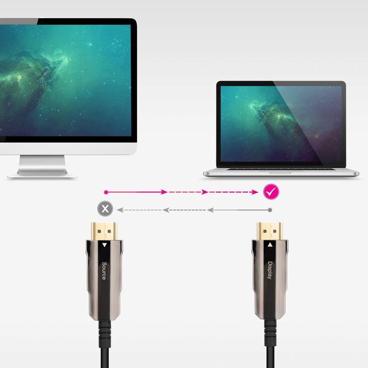 Cable HDMI V2.0 AOC Nanocable 4K@60HZ 18Gbps 15 M Negro image number 2