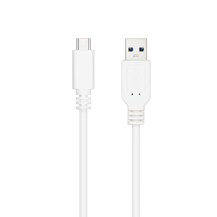 Cable USB 3.1 Gen2 10Gbps 3A Nanocable USB-C/M > USB-A/M 2 M Banco image number 1