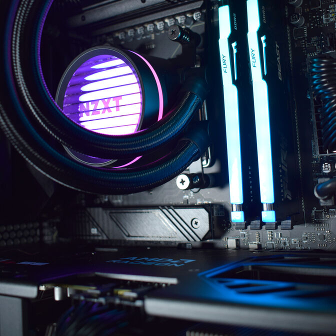 Ordenador King Mod Gamer-PC NZXT Ryzen 7 9800X3D 32GB DDR5 2TB RX 9070 XT WiFi W11 V3 image number 7