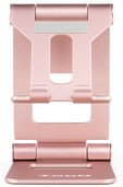 Soporte Mesa Tooq Ajustable p/ Smartphone/Tablet Max. 10" Rosa image number null