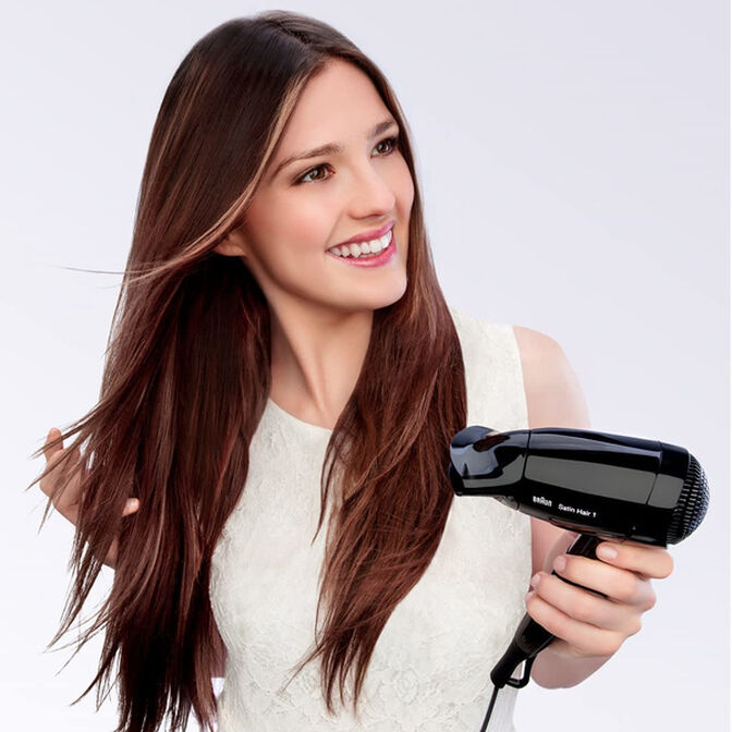 Secador de Pelo Braun Satin Hair 1 HD130 1200W Negro image number 1