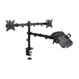 Soporte de Mesa Tooq Doble Tilt 17" a 32" Max. 9Kg (Monitor) / 9Kg (Port&aacute;til) image number null