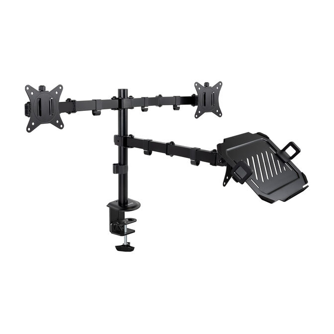 Soporte de Mesa Tooq Doble Tilt 17" a 32" Max. 9Kg (Monitor) / 9Kg (Port&aacute;til) image number 3