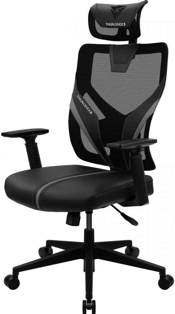 Silla Gaming Ergonomica ThunderX3 YAMA 1 - Negro/Negro image number 1