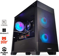 Ordenador AURA Gamer-PC Ryzen 5 7500F 32GB DDR5 1TB RX 9060 XT 16GB WiFi W11
