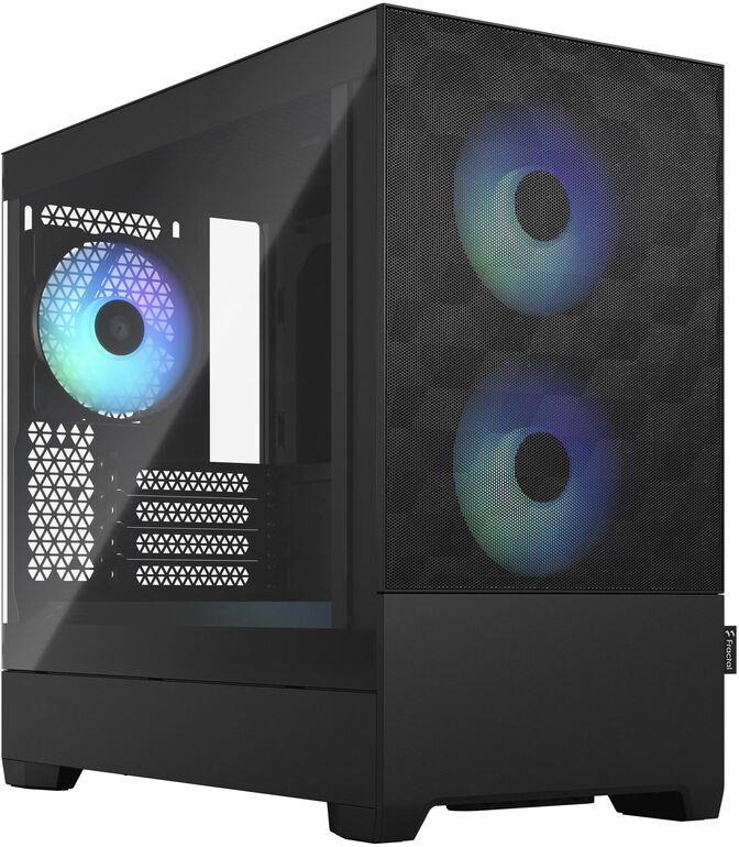 Torre Micro-ATX Fractal Design Pop Mini Air RGB Black TG Clear Tint image number 0