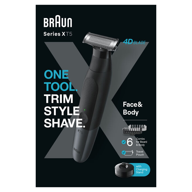 Recortadora Corporal Braun Series XT5300 Face + Body + Travel image number 1