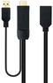 Adaptador NanoCable HDMI 2.0 para DisplayPort V1.2 0.2 M Negro