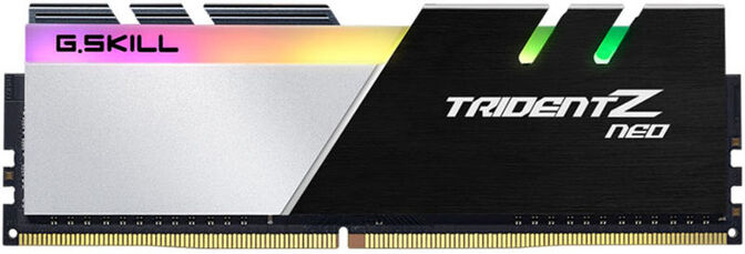 G.Skill Kit 32GB (2 x 16GB) DDR4 3600MHz Trident Z Neo RGB CL18 image number 1