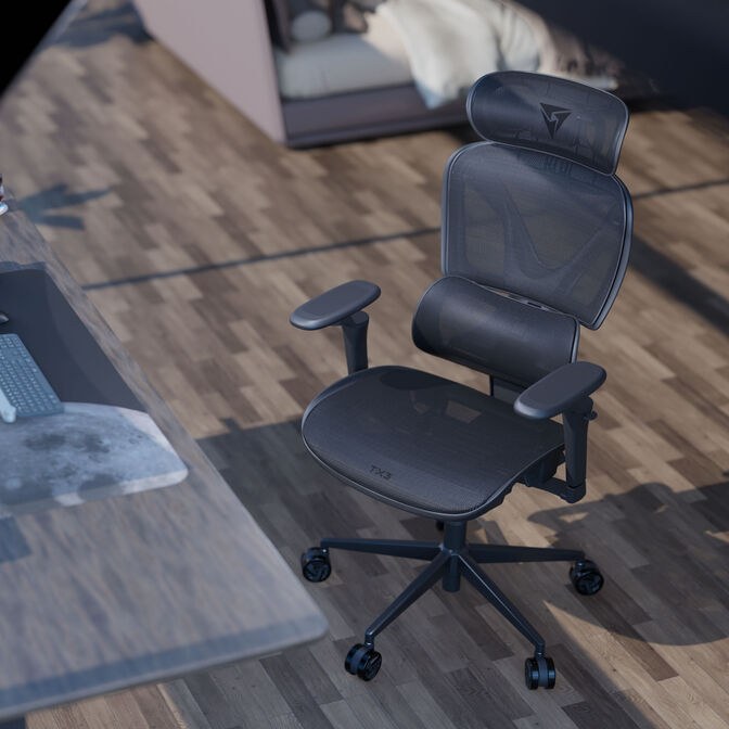 Silla Ergon&oacute;mica TX3 (ThunderX3) XTC PRO 360 - Negro image number 9