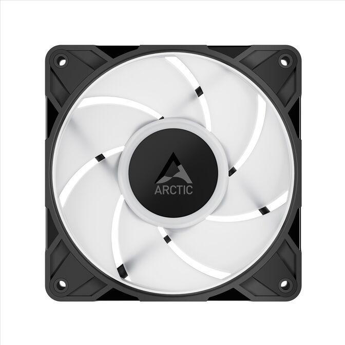 Ventilador Arctic P12 PRO PWM PST Low Noise ARGB 120mm (Pack 3) - Preto image number 5
