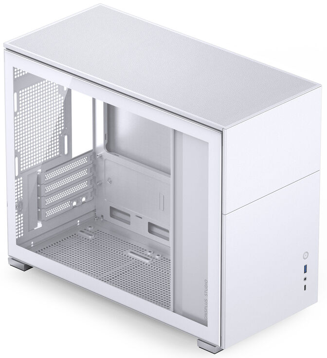 Caja Micro-ATX Jonsbo D31 STD Vidrio Templado Blanco image number 1