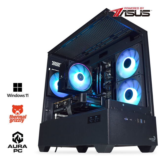 Ordenador AURA Gamer-PC Ryzen 5 7500F 16GB DDR5 1TB RTX 5060 WiFi W11 Bonus
