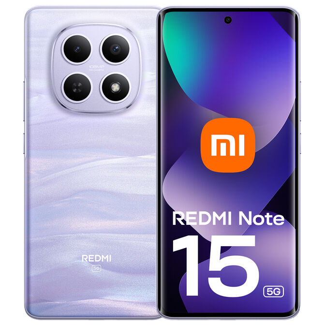 Smartphone Xiaomi Redmi Note 15 5G 6.67" (6 / 128GB) 120Hz P&uacute;rpura image number 0