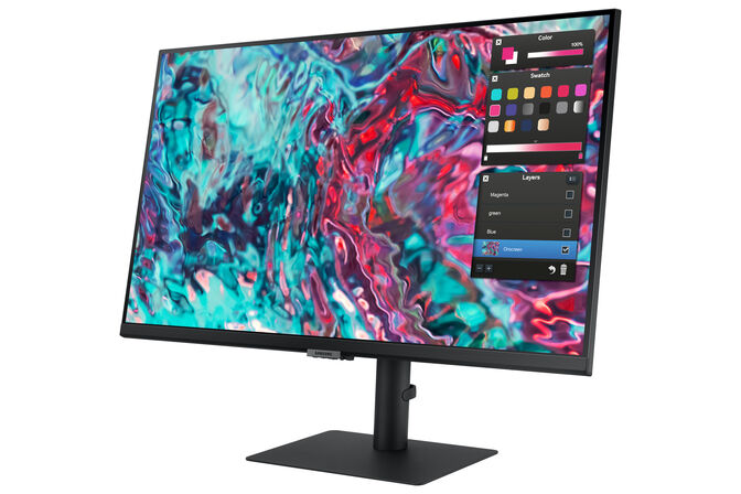 Monitor Samsung 27" S80PB IPS 4K 60Hz 5ms Flicker Free HDR10 image number 9