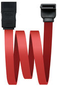 Cable SATA III Angular NanoCable 50 CM Rojo image number null