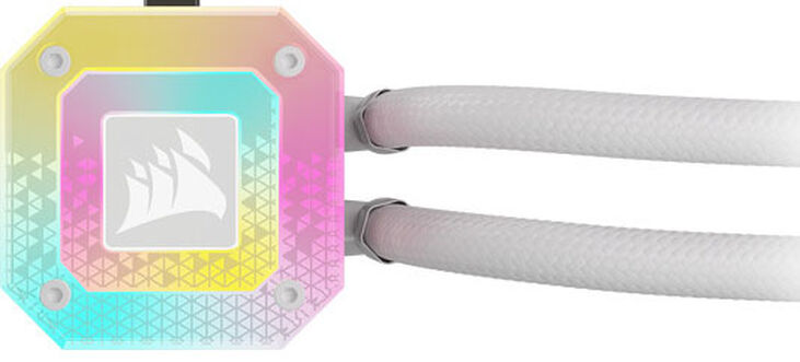 Refrigeraci&oacute;n L&iacute;quida CPU Corsair iCUE H100i ELITE CAPELLIX XT 240mm Blanco image number 6