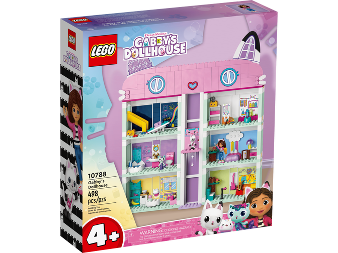 LEGO Gabby's Dollhouse: Casa de Mu&ntilde;ecas de Gabby, 498 Piezas (10788) image number 0