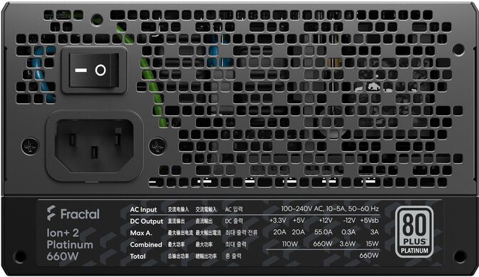 Fuente Alimentaci&oacute;n Fractal Design Ion+ 2 660W 80+ Platinum Full Modular image number 6