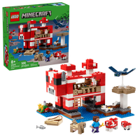 LEGO Minecraft: La Casa-Champi&ntilde;&oacute;n, 500 Piezas (21270)