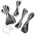 Kit de Expansi&oacute;n Phanteks Cables Sleeved 50cm Negro / Blanco image number null