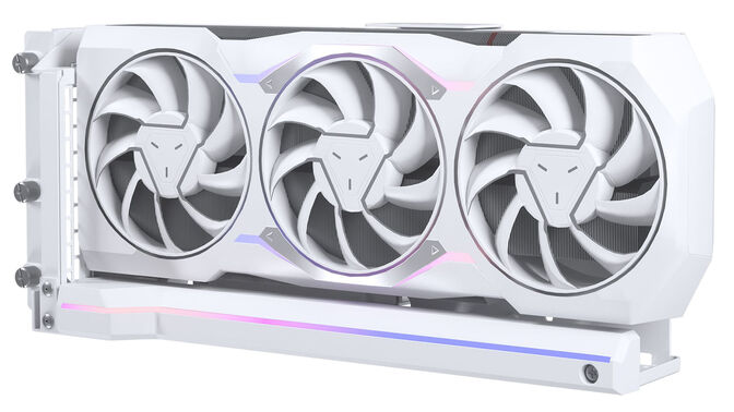 Vertical GPU Bracket Phanteks PCIe Gen4 , DRGB, PCIe 4.0 x 16 Riser Cable, 22cm Blanco image number 4