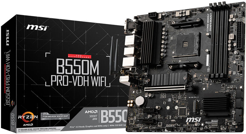 Placa Base MSI B550M PRO-VDH WIFI&nbsp;