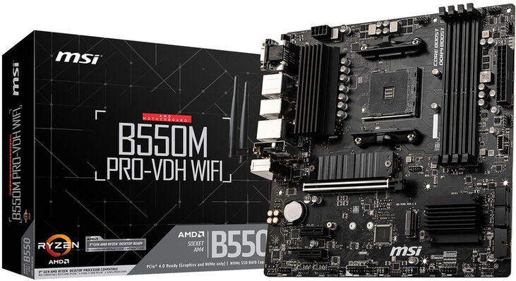 Placa Base MSI B550M PRO-VDH WIFI  image number 0