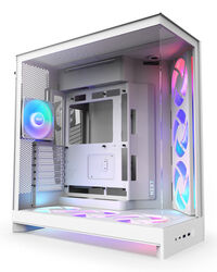 Torre E-ATX NZXT H9 Flow RGB+ Blanca (2025) Cristal Templado
